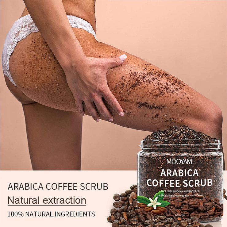 Home Fashion Simple Coffee Scrub Cream Face And Body Gentle Cleaning