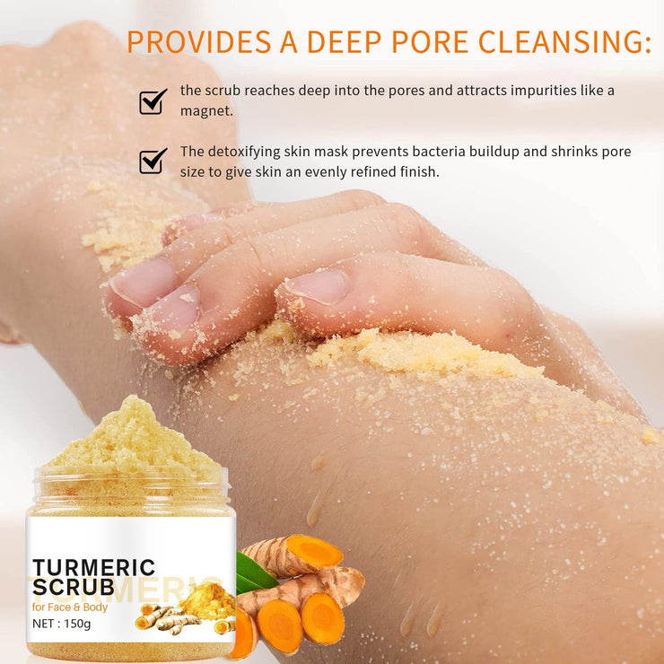 Turmeric Scrub Softens Horny Body Care