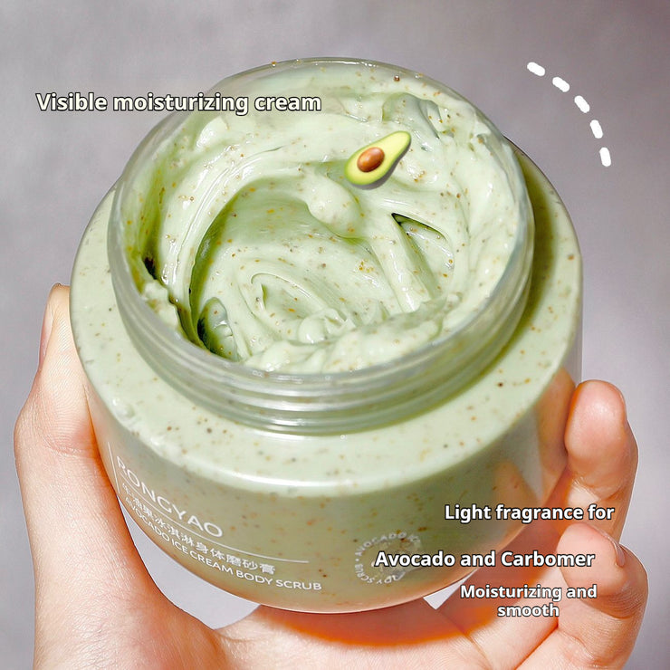 Avocado Ice Cream Body Scrub Cream