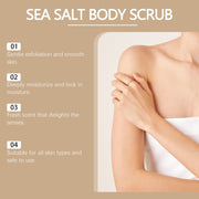 Coconut Coffee Body Scrub Cream Mild Exfoliating Dead Skin Moisturizing