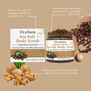 Coconut Coffee Body Scrub Cream Mild Exfoliating Dead Skin Moisturizing